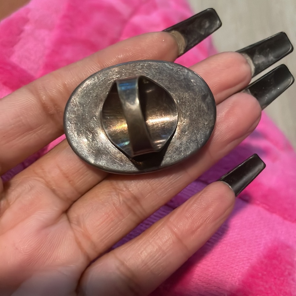 BROWN STONE RING #2 - Picture 4 of 4